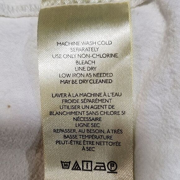 Nwt Free People Meadows Womens embroidered cropped cotton blouse Sz L - Picture 12 of 14